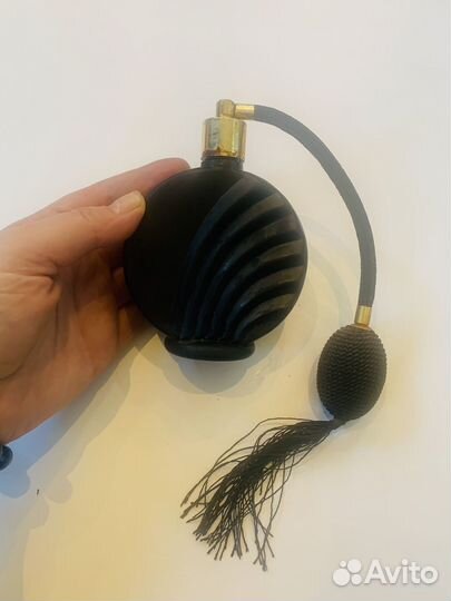 Винтажный флакон С грушей. Большой