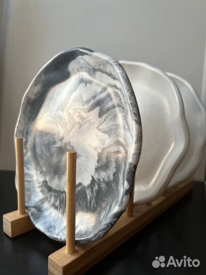 Поднос из гипса