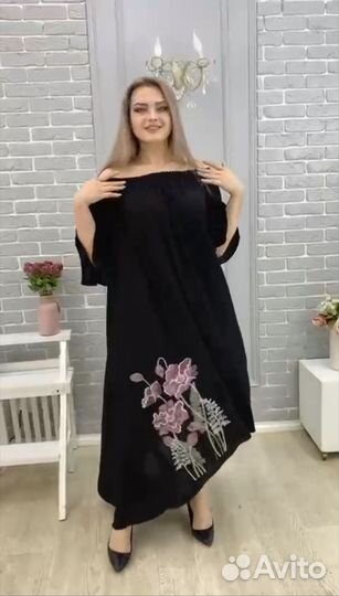 Нарядное женское платье 52/56/60/64