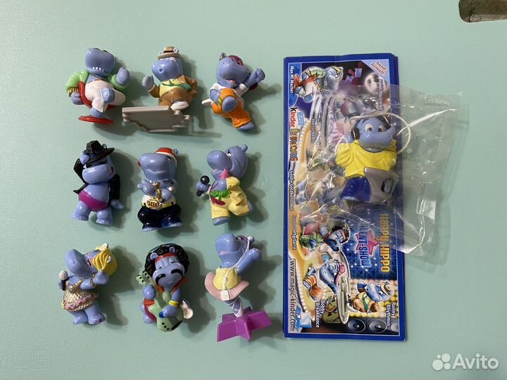 Бегемотики Шоу талантов с флешкой киндеры 90-х