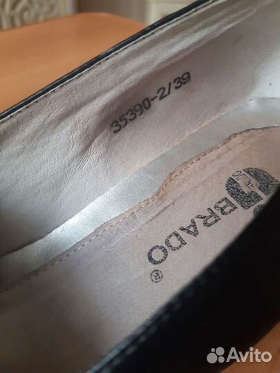 Туфли женские 39 размер черные