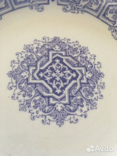 Тарелка антикварная Братья Корниловы