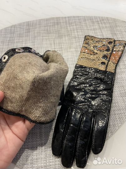 Перчатки лаковые