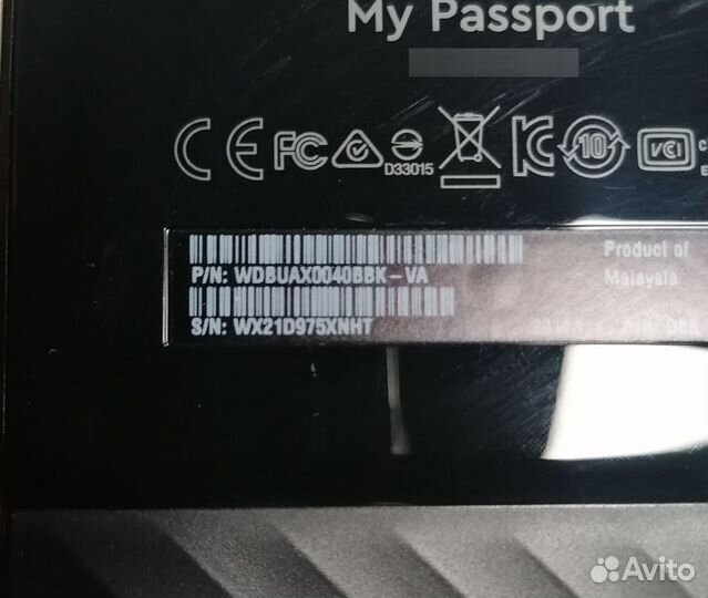 Переносной жёсткий диск WD My Passport 4tb