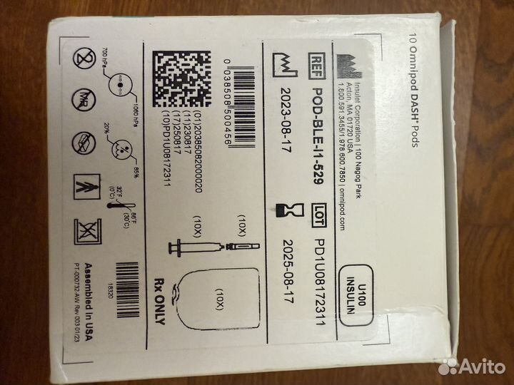 Omnipod dash омнипод Даш