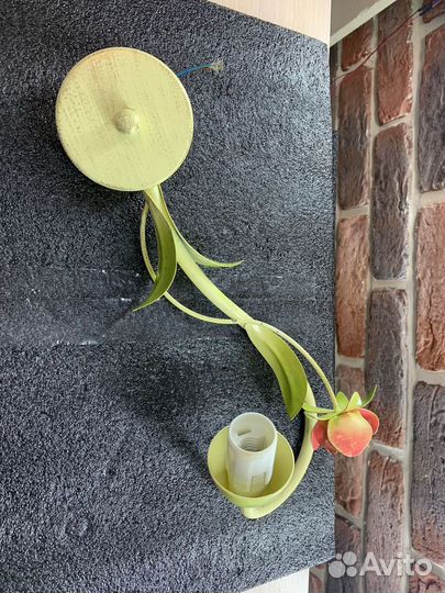 Настенный светильник Vitaluce V1520/1A, E14, 60 Вт, кол-во ламп: 1 шт., цвет арматуры: бежевый, цвет