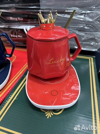 Кружка с подогревом подарочный набор ассортимент