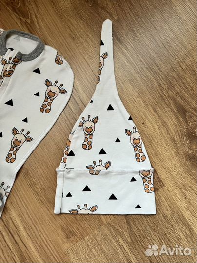 Слип, шапочка, кокон для девочки/мальчика