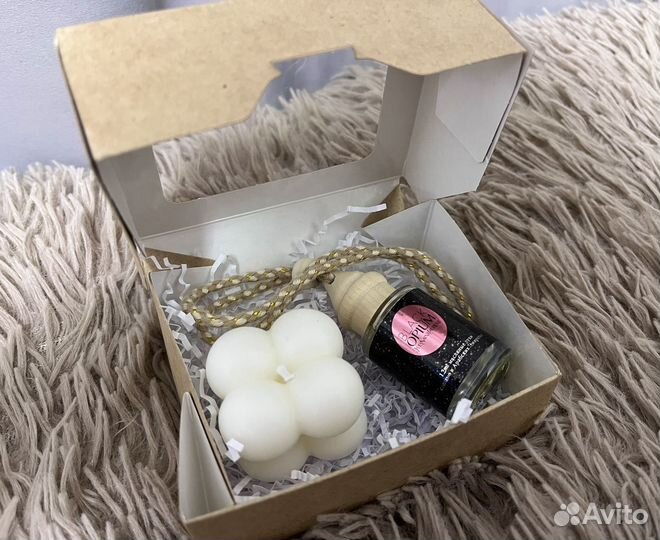 Подарочный набор,автопарфюм,свечи