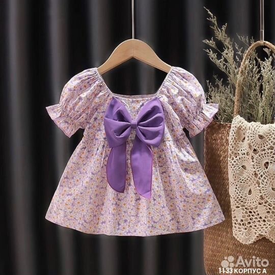 Платье для девочки 92