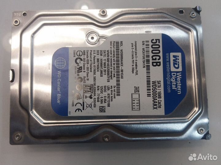 Жесткий диск HDD 1Tb, 500 gb