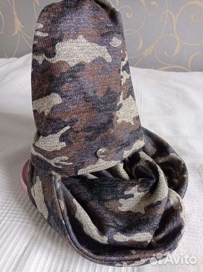 Шапка весна/осень на флисе