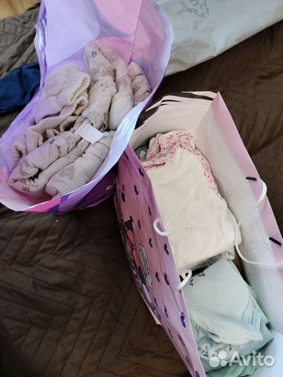Вещи пакетом для девочки 56 - 68