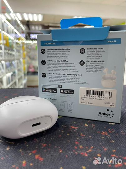 Беспроводные наушники Soundcore Note 3i