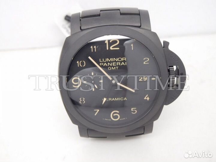 Часы Panerai Luminor 1950 3 Days GMT Automatic Tuttonero 44mm PAM00438