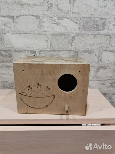 Домик гнездо для волнистых попугаев