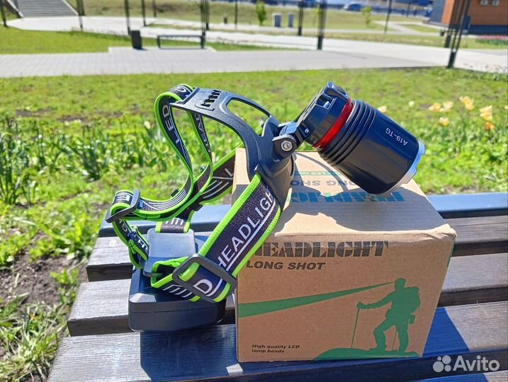 Мощный налобный фонарь