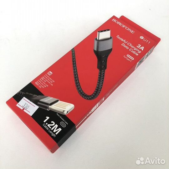 Зарядный кабель USB - Tape-C с нейлоновой оплеткой