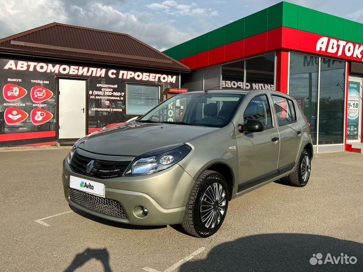 Renault Sandero 1.6 МТ, 2012, 138 000 км