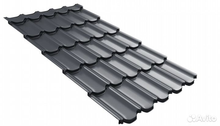 Металлочерепица 7024 Матовая (Цена за лист)