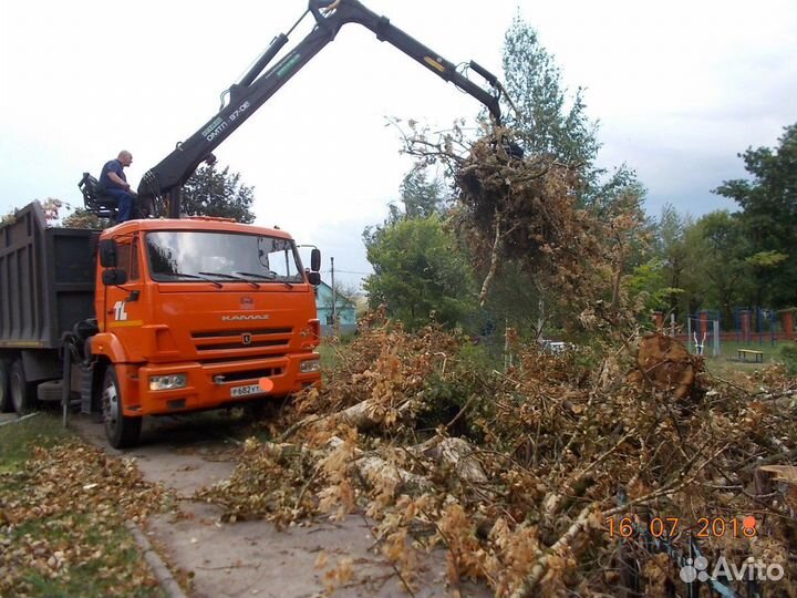 Вывоз мусора. Аренда ломовоз. камаз