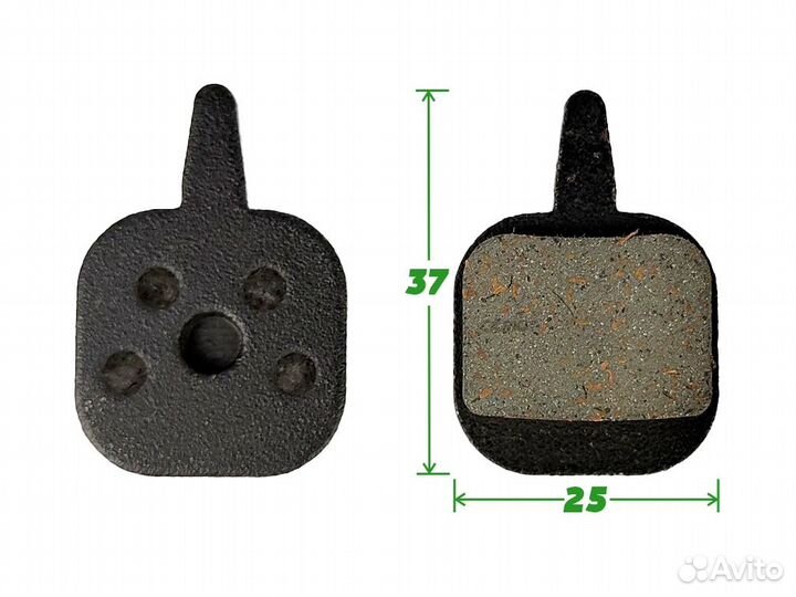 Колодки тормозные велосипедные Velo (3122612-23)