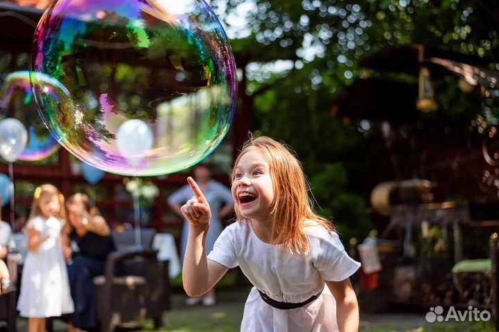 Шоу мыльных пузырей