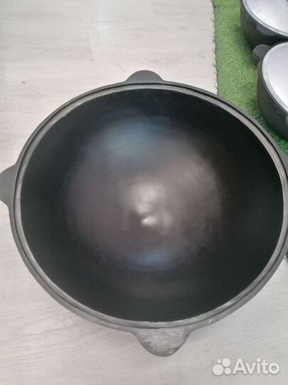 Казан 22л. Узбекский чугун.толстостенный+печь