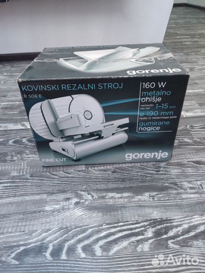 Слайсер ломтерезка Gorenje R506E, в идеале