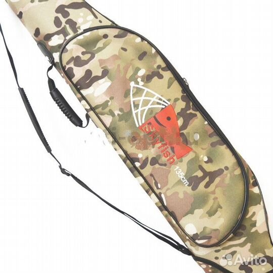 Кофр жесткий для удилищ 135 см, 1 карман, цвет:кмф