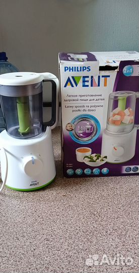 Пароварка блендер philips avent 2 в 1