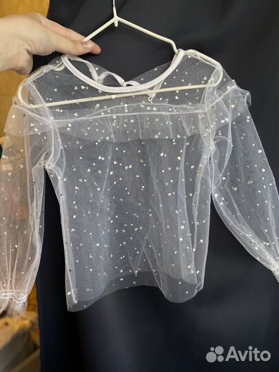 Блузка прозрачная детская
