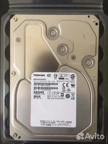 Жесткий диск HHD 6 tb SAS Toshiba mg04sca60ee