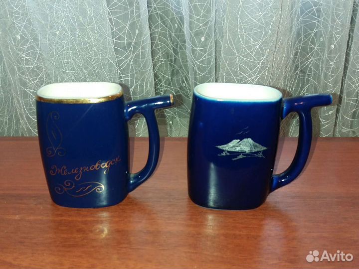 Кружка поильник кобальт СССР