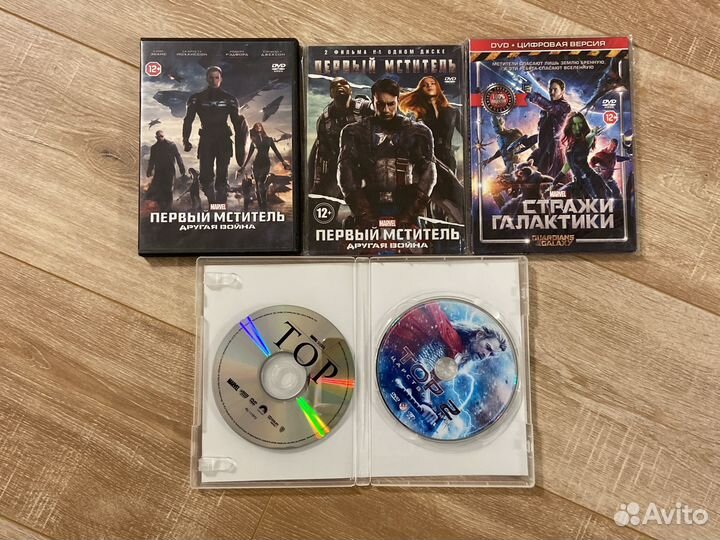 Фильмы Marvel на DVD дисках