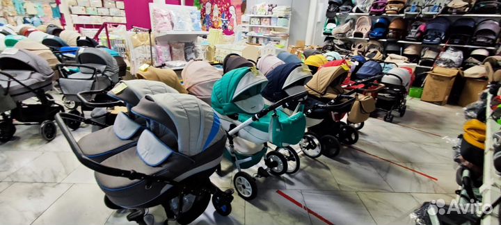 Большой выбор детских колясок в наличии 2в1 3в1