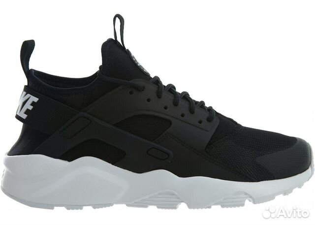 Кроссовки Nike air huarache ultra черно-белые яч44
