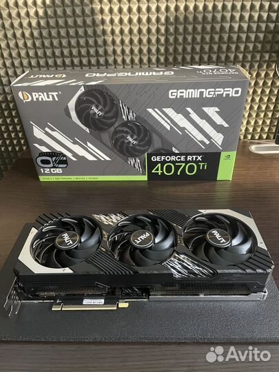 Palit GeForce RTX 4070Ti GamingPro OC 12G/Гарантия