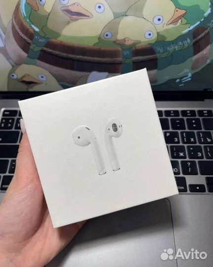 Беспроводные наушники airpods 2