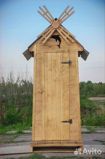 Дачный туалет с установкой