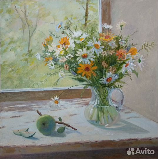 Авторские картины холст масло пейзаж натюрморт