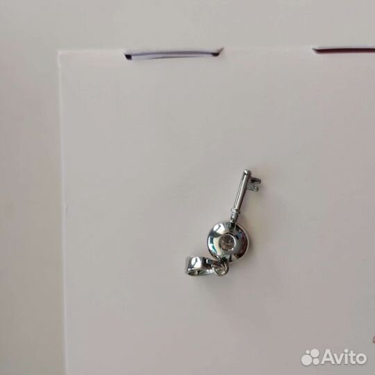 Подвеска ключик серебро