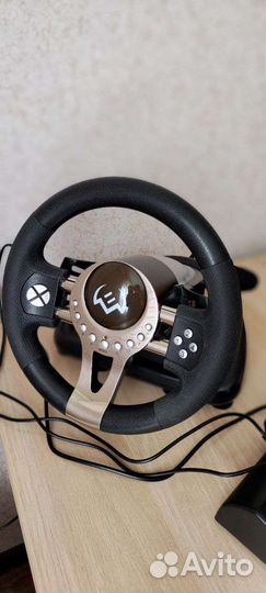 Игровой руль с педалями и коробкой передач GC-W700