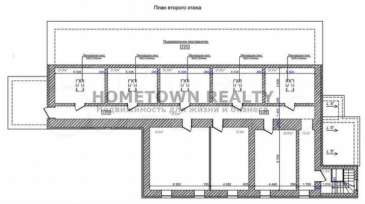 Здание 2 этажа + мансарда - 630.7 м² с Арендатором