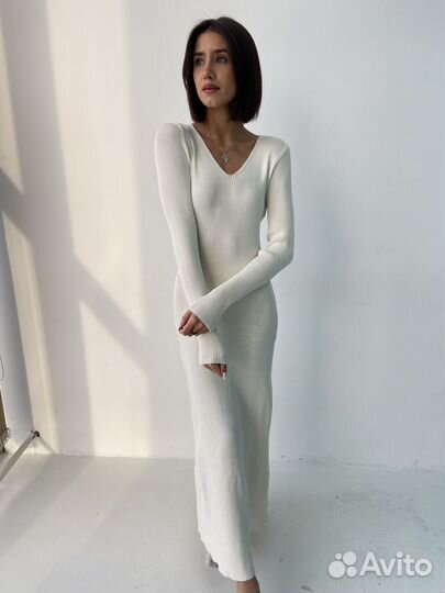 Трикотажное платье