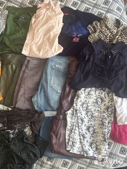 Огромный пакет женских вещей mango h&m