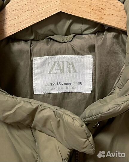 Куртка зимняя детская Zara 86