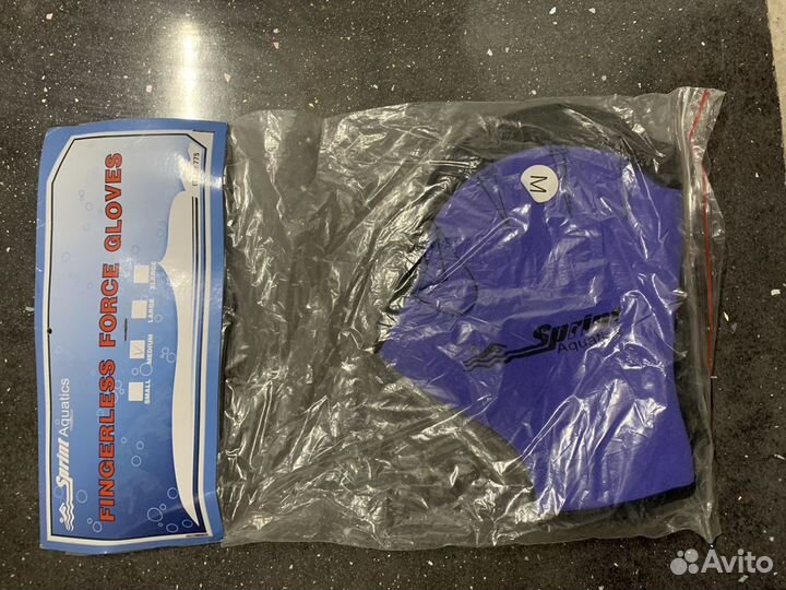 Перчатки для аква-аэробики на молнии Sprint Aquati