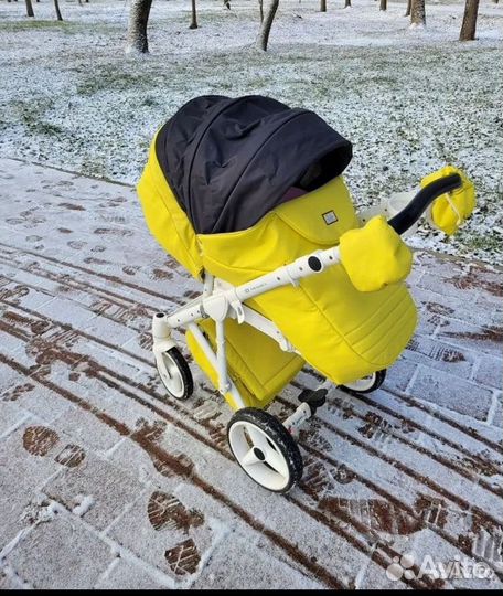 Коляска adamex 3 в 1 бу