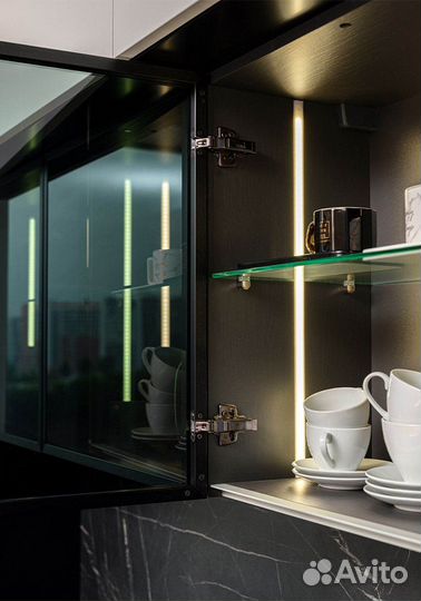 Кухня под потолок из мдф на заказ